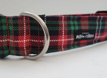 Red and Green Christmas Plaid Collar