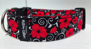 Red Flower collar
