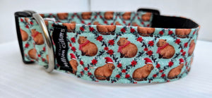 Merry Capy-Bark-a Christmas collar