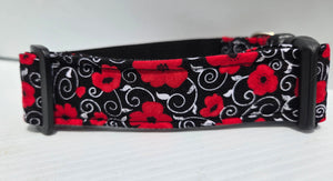 Red Flower collar