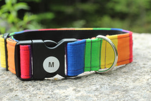 Rainbow stripes Collar